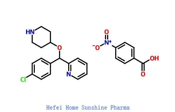 4 - [(4-Klorofenil) -2-piridilmetoksi] piperidin P-nitrobenzoik Asit Tuzu CAS 161558-45-8