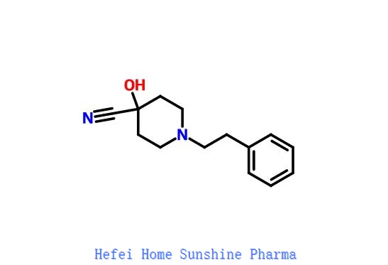 4-hidroksi-1-fenetilpiperi Dine-4-karbonitril CAS 23804-59-3