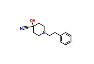 4-hidroksi-1-fenetilpiperi Dine-4-karbonitril CAS 23804-59-3