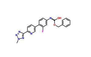 N- [3-Floro-4- [6- (2-Metil-2H-tetrazol-5-il) -3-piridinil] fenil] karbamaMik Asit FenilMetil Ester CAS 1220910-89-3