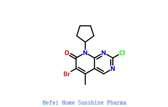 6-broMo-2-kloro-8-cyclopentyl-5-Metilpyrido[2,3-d]pyriMidin-7(8H)-bir CAS 1016636-76-2