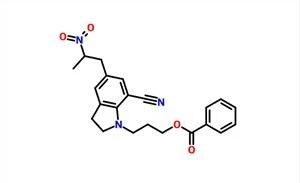 1-[3-(Benzoiloksi)propil]-2,3-dihidro-5-(2-nitropropil)-1H-indol-7-karbonitril CAS 350797-56-7