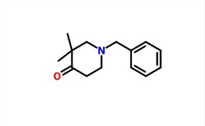 1-benzil-3,3-dimetilpiperidin-4-on CAS 173186-91-9