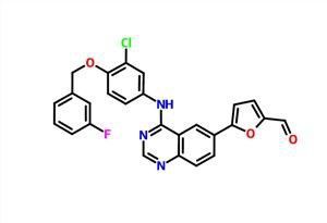 5-[4-((3-Kloro-4-((3-florobenzil)oksi)fenil)amino)kinazolin-6-il]-2-furaldehit CAS 231278-84-5