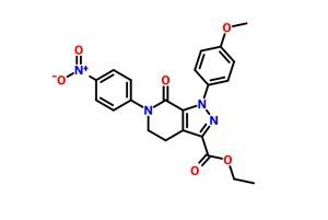 Etil1-(4-metoksifenil)-6-(4-nitrophenyl)-7-oxo-4,5-dihydropyrazolo[3,4-c]piridin-3-karboksilat CAS 536759-91-8