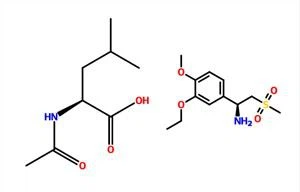(S)-1-(3-Etoksi-4-Metoksifenil)-2-(Metilsülfonil)etilaMin N-asetil-L-lösin Tuz CAS 608141-43-1