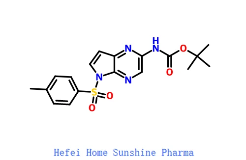 Tert-butyl 5-tosyl-5H-pyrrolo[2,3-b]pyrazin-2-ylcarbamate CAS 1201187-44-1