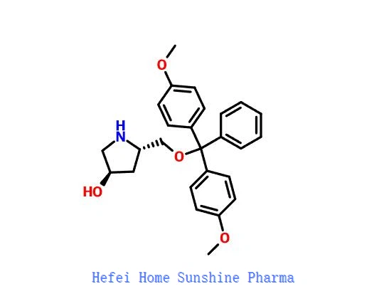 (3R,5S)-5-((bis(4-metoksifenil)(fenil)metoksi)metil)pirolidin-3-ol CAS 151953-64-9